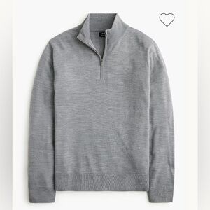 J Crew Men's Merino Wool quarter zip